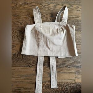 Robert Rodriguez Tie Back Utility Crop Top Size 2